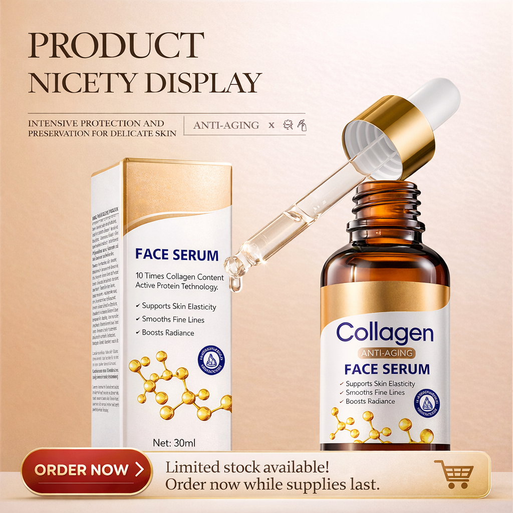 Alcuras® Collagen Anti-Aging Face Serum – Firming, Hydrating & Wrinkle-Reducing Skin Booster