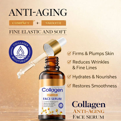 Alcuras® Collagen Anti-Aging Face Serum – Firming, Hydrating & Wrinkle-Reducing Skin Booster