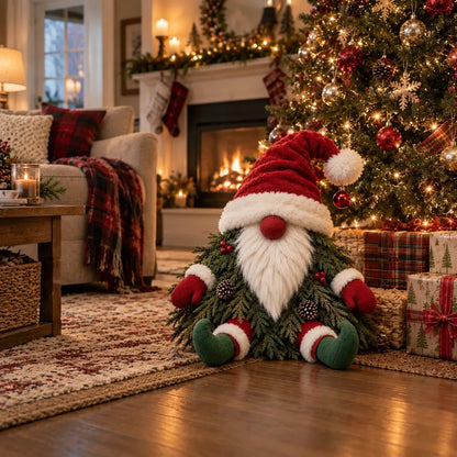 🔥HOT SALE🔥Sitting Christmas Evergreen Gnome Decor
