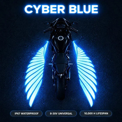 🏍️Angel Wing Motorcycle LED Projector Lights